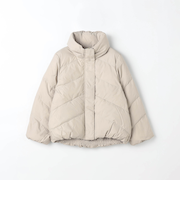 ボリュームカラーダウンブルゾン