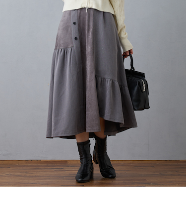 クレイジーカットフレアスカート