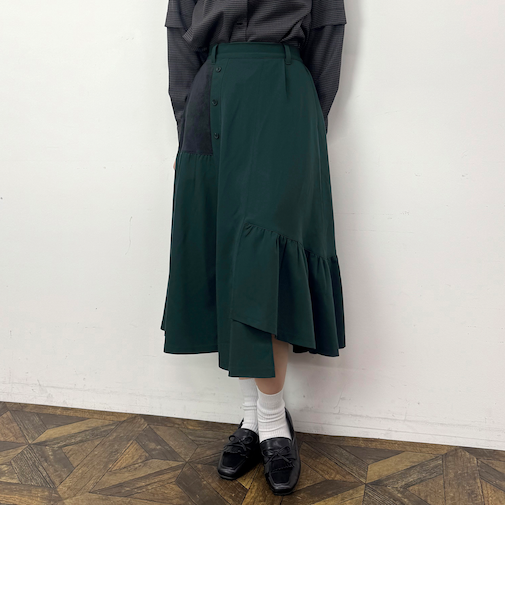 クレイジーカットフレアスカート