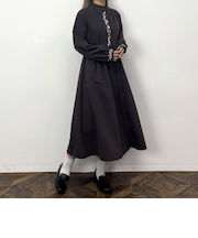 オリエンタル刺繍ワンピース