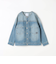【BROOKLYN OVERALL】ノーカラーデニムジャケット