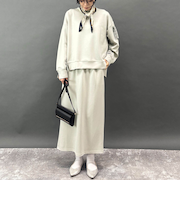 【セットアイテム】プルオーバー×タイトスカート