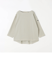 日本製　デラヴェ 天竺ボーダーカットソー