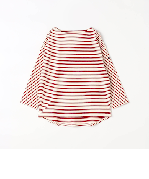 日本製　デラヴェ 天竺ボーダーカットソー