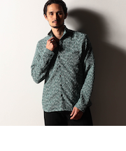 【RIELABO】カラフルプリーツジャカードシャツ