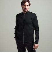 フルジップスタンドニットブルゾン