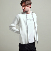 フルジップスタンドニットブルゾン