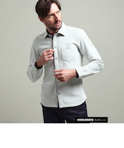 ブライトタックバイヤスレギュラーカラーシャツ