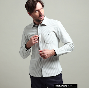 ブライトタックバイヤスレギュラーカラーシャツ