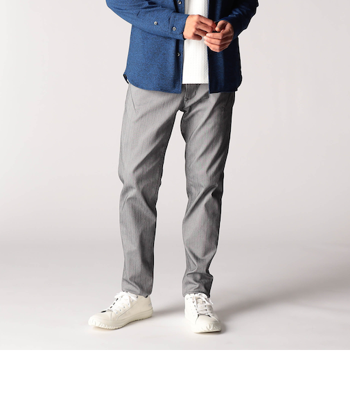 コーティングヘリンボン ５ポケットパンツ