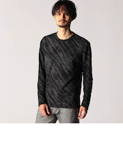 スプレー風ボカシプリントカットソー