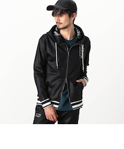 【NICOLE SPORTS】ダンボールニットジップパーカー