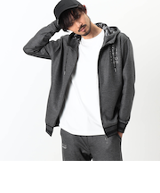 【NICOLE SPORTS】ダンボールニットジップパーカー