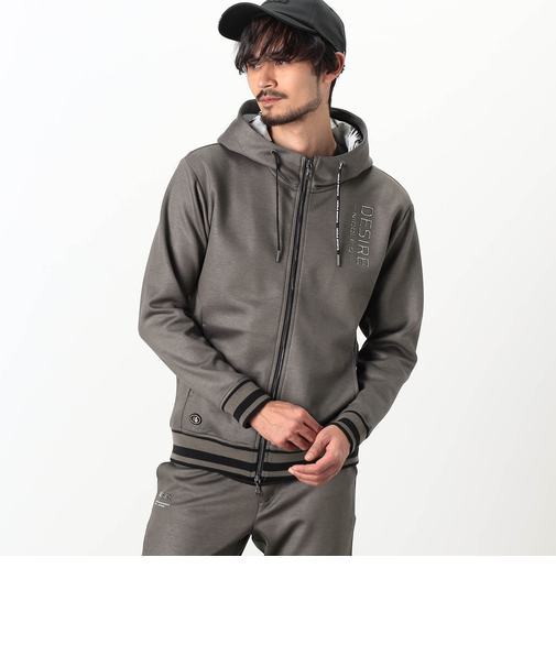 【NICOLE SPORTS】ダンボールニットジップパーカー