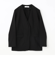 【WALDO】レイヤード風ノーカラージャケット