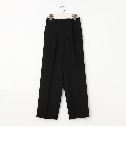 【WALDO】センタープレス入り1タックストレートパンツ
