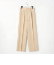 【WALDO】センタープレス入り1タックストレートパンツ