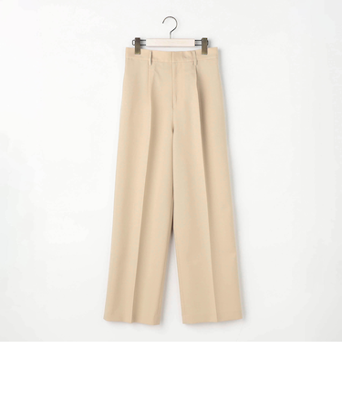 【WALDO】センタープレス入り1タックストレートパンツ