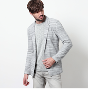 ハニカムジャガードラペルジャケット