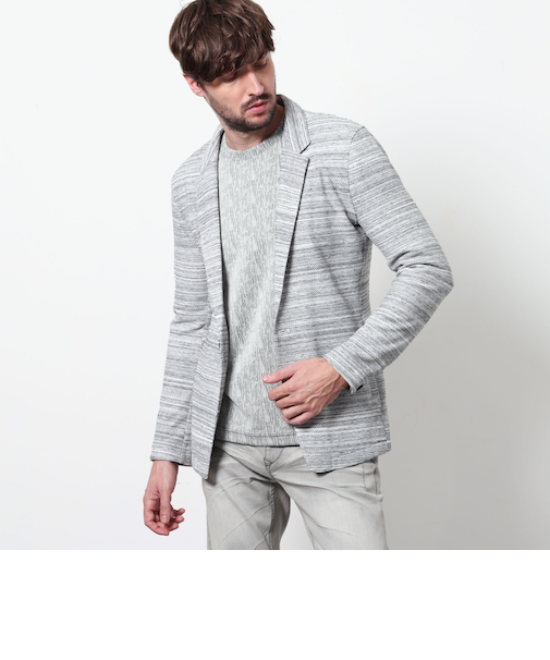 ハニカムジャガードラペルジャケット