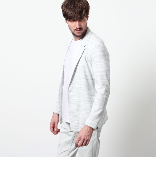 ハニカムジャガードラペルジャケット