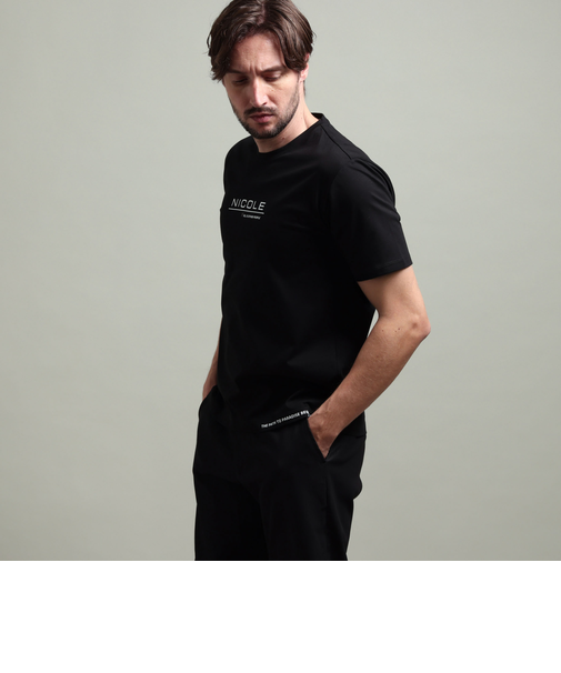 【HIDEAWAYS BLACK】激シルケットVネック半袖Ｔシャツ