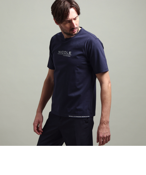 【HIDEAWAYS BLACK】激シルケットVネック半袖Ｔシャツ