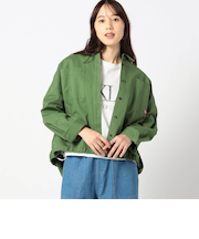 【BROOKLYN OVERALL 】ドロスト仕様　ブルゾンライクシャツ