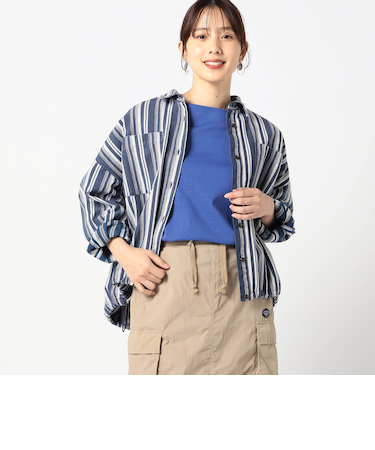 【BROOKLYN OVERALL 】ドロスト仕様　ブルゾンライクシャツ