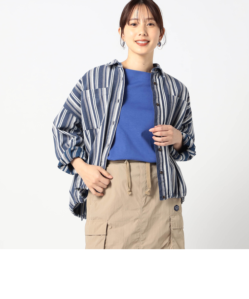 【BROOKLYN OVERALL 】ドロスト仕様　ブルゾンライクシャツ