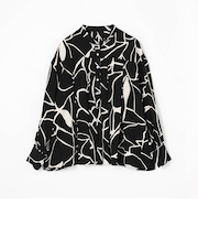 【WALDO】前付き合わせタック入りバンドカラーブラウス