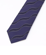 ウェーブジャカード ネクタイ