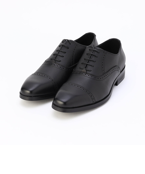 ジオメトリックレザー ドレスシューズ