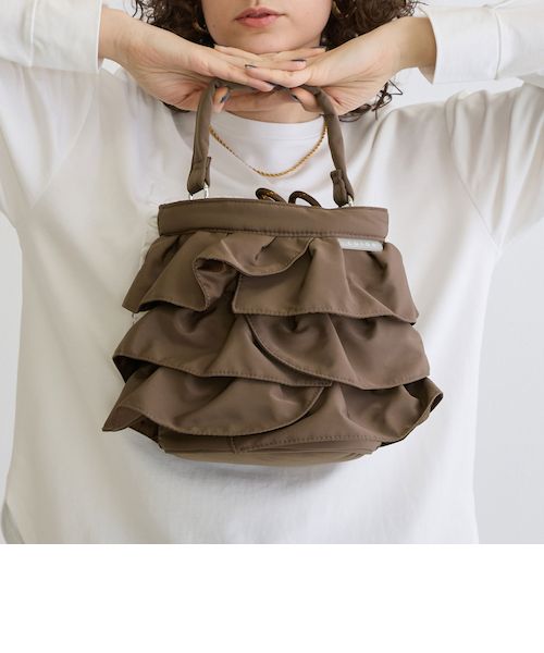フリル巾着バッグ｜ニコルの通販｜&mall（アンドモール）三井