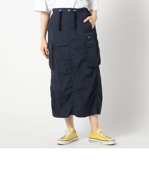 【BROOKLYN OVERALL】ナイロンギャザー　カーゴスカート