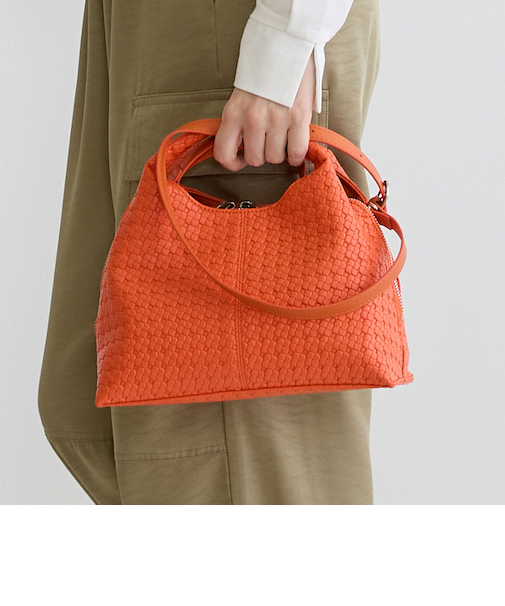 メッシュ型押し２WAYバッグ