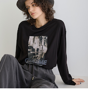 デザインロングスリーブTシャツ