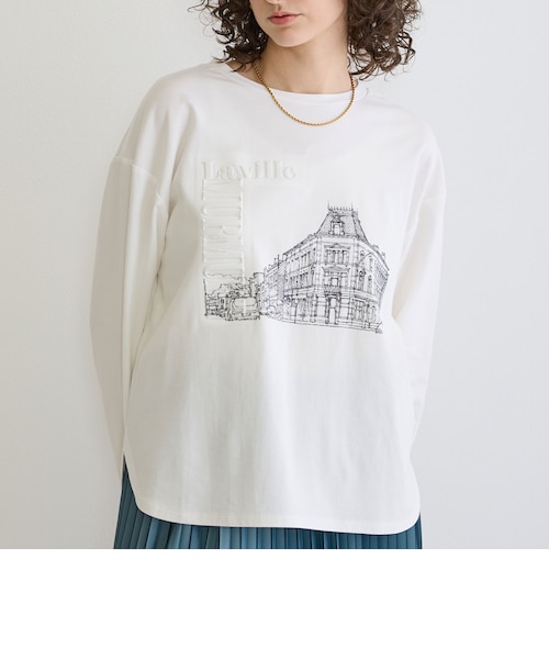 デザインロングスリーブTシャツ｜ニコルの通販｜&mall（アンドモール