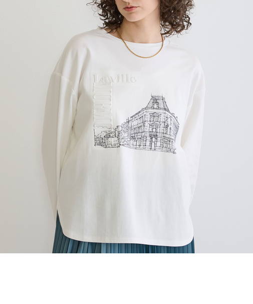 デザインロングスリーブTシャツ