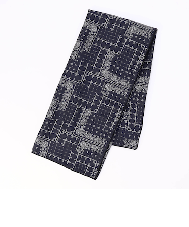 【WALDO】バンダナ柄大判スカーフ