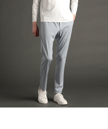 DELEGANT メランジプリントジャージ セットアップパンツ