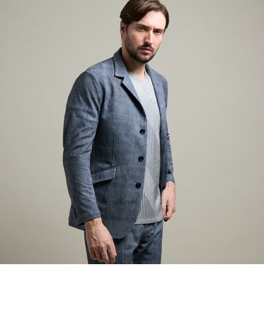 【HIDEAWAYS BLACK】ブリスタージャカードランダムストライプジャケット