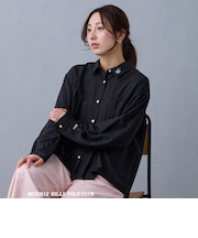 【BEVERLY HILLS POLO CLUB】プリーツブラウス