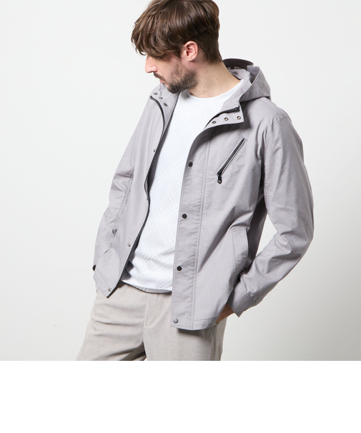 ガムストレッチリネン　マウンテンパーカー