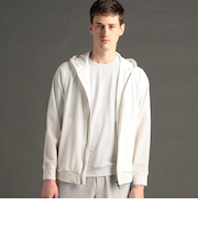 グラフィックハニカムメッシュ フーディブルゾン