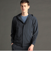 グラフィックハニカムメッシュ フーディブルゾン