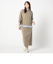 【セット企画】MA-1ポケット付きプルオーバー+スカート