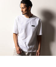 【RIELABO】ロゴプリント クルーネックＴシャツ（日本製）