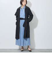 【WALDO】衿端スピンドル入り一重コート