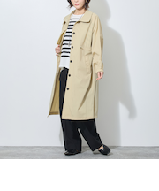 【WALDO】衿端スピンドル入り一重コート